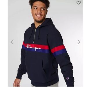 M Champion Reverse Weave Hooded Sweatshirt